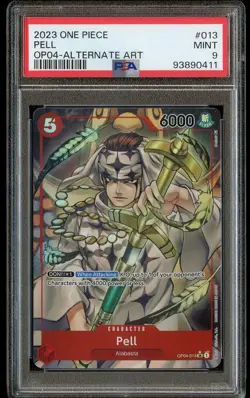 2023 One Piece English PELL Alternate Alt Art OP04-013 - PSA 9 - Image 1