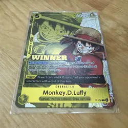 One Piece Monkey.D.Luffy P-106 Stamp (Winner Pack 2026 Vol. 2) Promo NM Foil - Image 2
