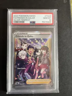 Pokemon Silver Tempest Friends in Galar TG23/TG30 PSA 10 Gem Mint - Image 1