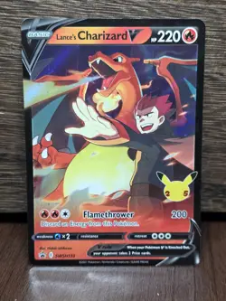 Lance's Charizard V - SWSH133 Sword & Shield Promo NM Pokemon TCG - Image 1