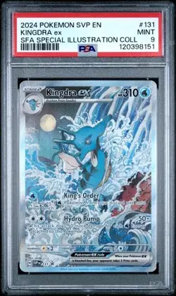 KINGDRA EX #131 PSA 9 2024 POKEMON SVP EN-SV BLACK STAR PROMO - Image 1