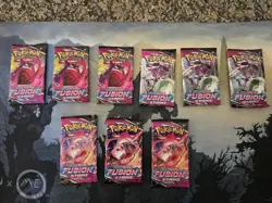 Pokemon TCG Fusion Strike Booster Packs x9 New/Sealed - Image 1