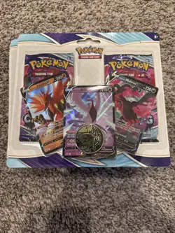 Pokemon Chilling Reign 2 Pack Blister Galarian Zapdos V, Articuno V, Moltres V - Image 1