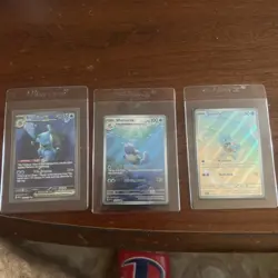 Blastoise Ex 200/165, Wartortle 171/165, Squirtle 170/165 Pokemon TCG S&V 151 - Image 1