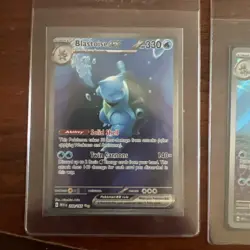 Blastoise Ex 200/165, Wartortle 171/165, Squirtle 170/165 Pokemon TCG S&V 151 - Image 2