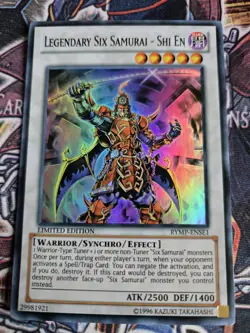 Legendary Six Samurai - Shi En RYMP-ENSE1 Super Rare Limited Edition NM Yugioh - Image 1