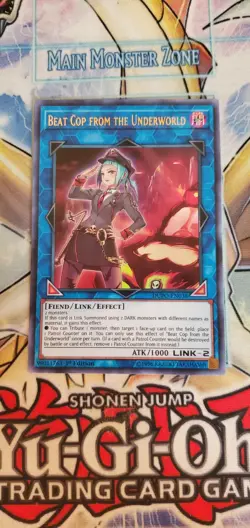 Yugioh Beat Cop From The Underworld DUPO-EN038 Ultra Rare 1st Edition - Image 1