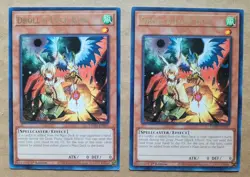 Yugioh! 2x Droll & Lock Bird TAMA-EN047 Rare 1st Edition LP-NM - Image 1