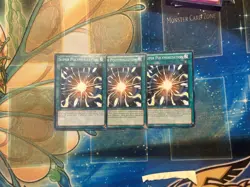 YUGIOH SUPER POLYMERIZATION x3 SDCR-EN021 Playset COMMON 1st NM + Bonus - Image 1