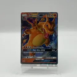 Pokemon TCG Charizard GX SM211 Black Star Promo Card Near Mint Condition - Image 1