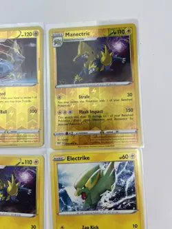 Manectric Electrike 4 Card Lot Pokemon TCG Common Reverse Holo - Image 4