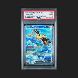 Pokemon TCG Zapdos EX Holo Card 202/165 Scarlet & Violet 151 Sir PSA 9 - Image 1