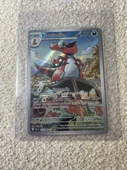 Pokemon Card TCG Krookodile Black Bolt Illustration Rare IR Holo 137/086 - Fresh - Image 1