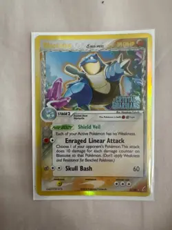 pokemon card gold blastoise delta species crystal guardian - Image 1