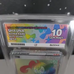 Shauna 177/132 Ace 10 Fusion Strike Full Art Trainer Secret Rare Pokemon - Image 2