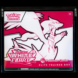 White Flare Pokemon Center Exclusive ETB Elite Trainer Box With Acrylic - Image 1