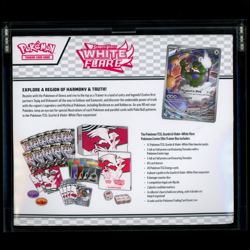 White Flare Pokemon Center Exclusive ETB Elite Trainer Box With Acrylic - Image 2