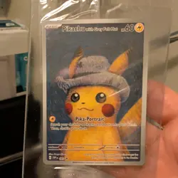 Pokemon TCG Pikachu With Grey Felt Hat Van Gogh Black Star Promo #085 Sealed - Image 1