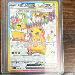 The Pokemon Company Pikachu ex 219/191 Sv08 Surging Sparks Ultra Rare Holo EN - Image 1