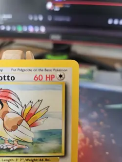 Pokemon Pidgeotto TCG Base Set 22/102 Shadowless Unlimited Rare Card LP+ Clean! - Image 3