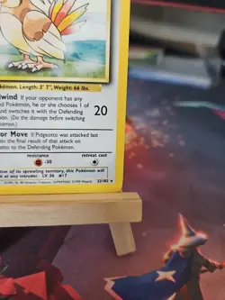 Pokemon Pidgeotto TCG Base Set 22/102 Shadowless Unlimited Rare Card LP+ Clean! - Image 4