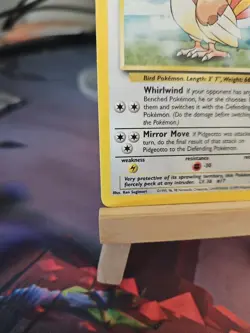 Pokemon Pidgeotto TCG Base Set 22/102 Shadowless Unlimited Rare Card LP+ Clean! - Image 5