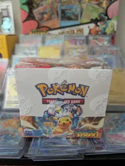 Pokemon Scarlet & Violet Surging Sparks Booster Box FACTORY SEALED TCG 36 Packs - Image 1