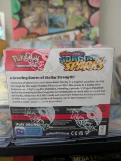 Pokemon Scarlet & Violet Surging Sparks Booster Box FACTORY SEALED TCG 36 Packs - Image 2