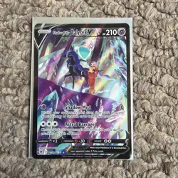 Pokemon TCG Shadow Rider Calyrex v TG17/TG30 Astral Radiance Near Mint Condition - Image 1