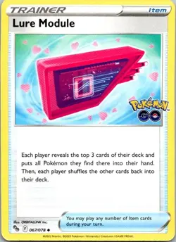Lure Module Uncommon Pokemon GO 067/078 NM - Image 1