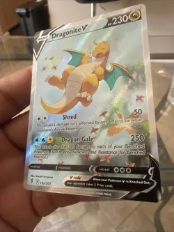 Pokemon TCG Evolving Skies Dragonite v Alt Art 192/203 Ultra Rare Mint - Image 2