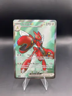 Scizor ex Ultra Rare SV05: Temporal Forces #195/162 [Near Mint] Pokemon TCG - Image 1