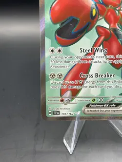 Scizor ex Ultra Rare SV05: Temporal Forces #195/162 [Near Mint] Pokemon TCG - Image 4