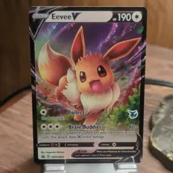 Pokemon TCG Eevee V SWSH065 & Leafeon V SWSH194 VSTAR SWSH195 Holo 2020 - Image 1