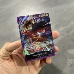 Monkey D Luffy (Sound Loader Vol. 1) OP05-060 One Piece Promotion Cards Foil NM - Image 2