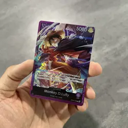 Monkey D Luffy (Sound Loader Vol. 1) OP05-060 One Piece Promotion Cards Foil NM - Image 4