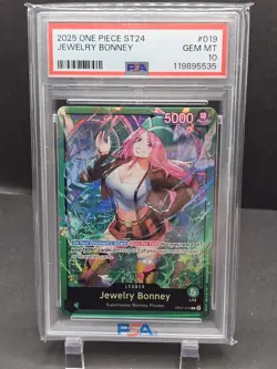 One Piece St24 Jewelry Bonney Graded Psa 10 - Image 1