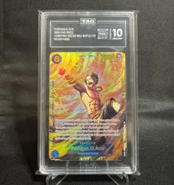 ONE PIECE TCG OP-13-118/119/120 SEC MONKEY D. LUFFY ACE & SABO SECRET RARE TAG - Image 5