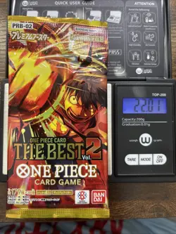 Heavy 22.01g One Piece Sealed The Best Vol.2 PRB-02 Japanese Booster Pack - Image 1