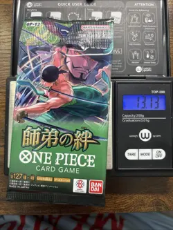 Heavy 13.13g One Piece Sealed Legacy Of The Master OP-12 Japanese Booster Pack - Image 1
