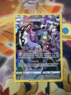 Galarian Obstagoon TG10/TG30 - Holo Rare - Astral Radiance Pokemon Card NM - Image 1