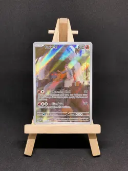 Pokemon Card Torkoal 172/167 Twilight Masquerade Holo Illustration Rare NM - Image 1