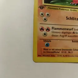 Pokemon Card 1st Edition Glutexo (24/102) Charmeleon Base Set GERMAN - Image 2