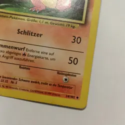 Pokemon Card 1st Edition Glutexo (24/102) Charmeleon Base Set GERMAN - Image 3