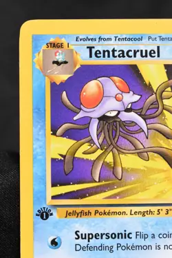 Tentacruel 1st Edition 44/62 LP Fossil Regular Uncommon Pokemon TCG Card - Image 2