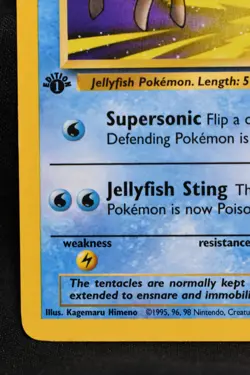 Tentacruel 1st Edition 44/62 LP Fossil Regular Uncommon Pokemon TCG Card - Image 5