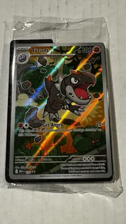 Tyrunt 070 Promo Card SEALED Prefect Order Etb Promo Full Art - Image 1