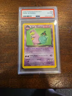 Pokemon Dark Slowbro TCG 29/82 Non-Holo Vintage Card Graded PSA 6 EX MT WOTC - Image 1