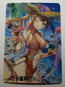 SEXY HEROINE WAIFU Karol ACG PREMIUM HOLOFOIL CARD NM - Image 1