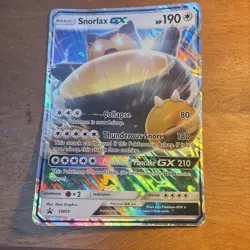 JUMBO Snorlax GX SM05 Full Art Promo Holo Oversized Pokemon Card - Image 1